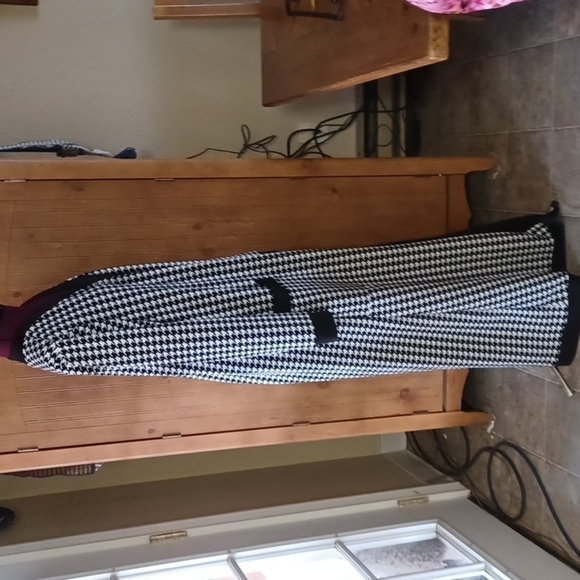 SHEIN Houndstooth Long Cardigan - Picture 6 of 8